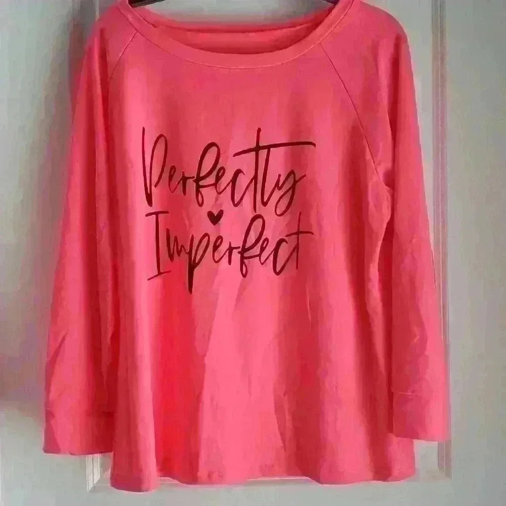 Pink top.  Sz XL. Bought online,  no brand.